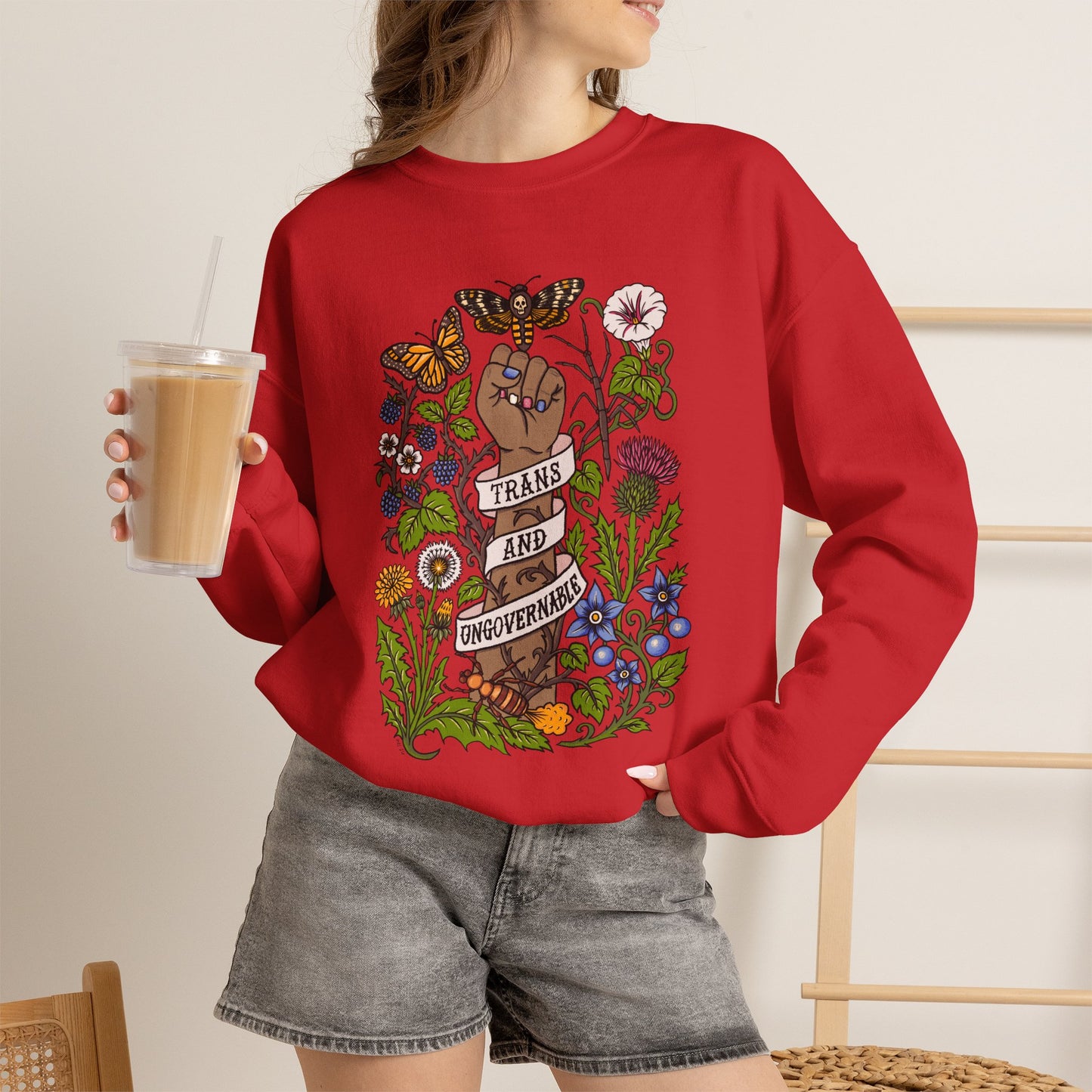 Trans and Ungovernable Crewneck Sweatshirt