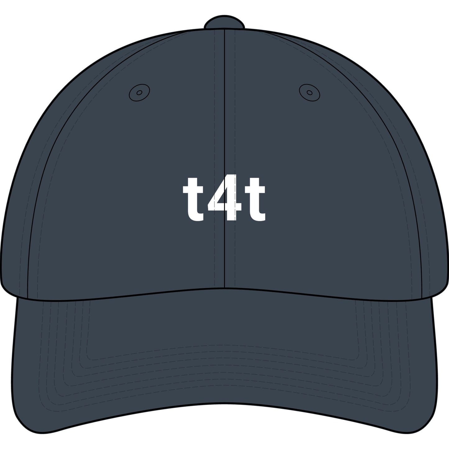 T4T Embroidered Cord Dad Hat