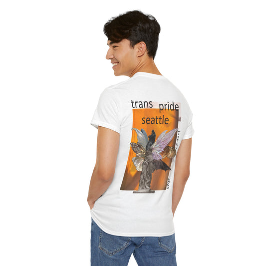 Reverse "Becoming" 2025 Trans Pride Tee