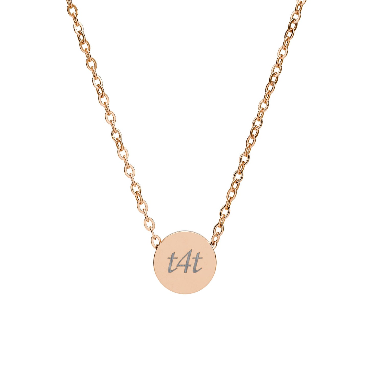 T4T Mini Engraved Necklace
