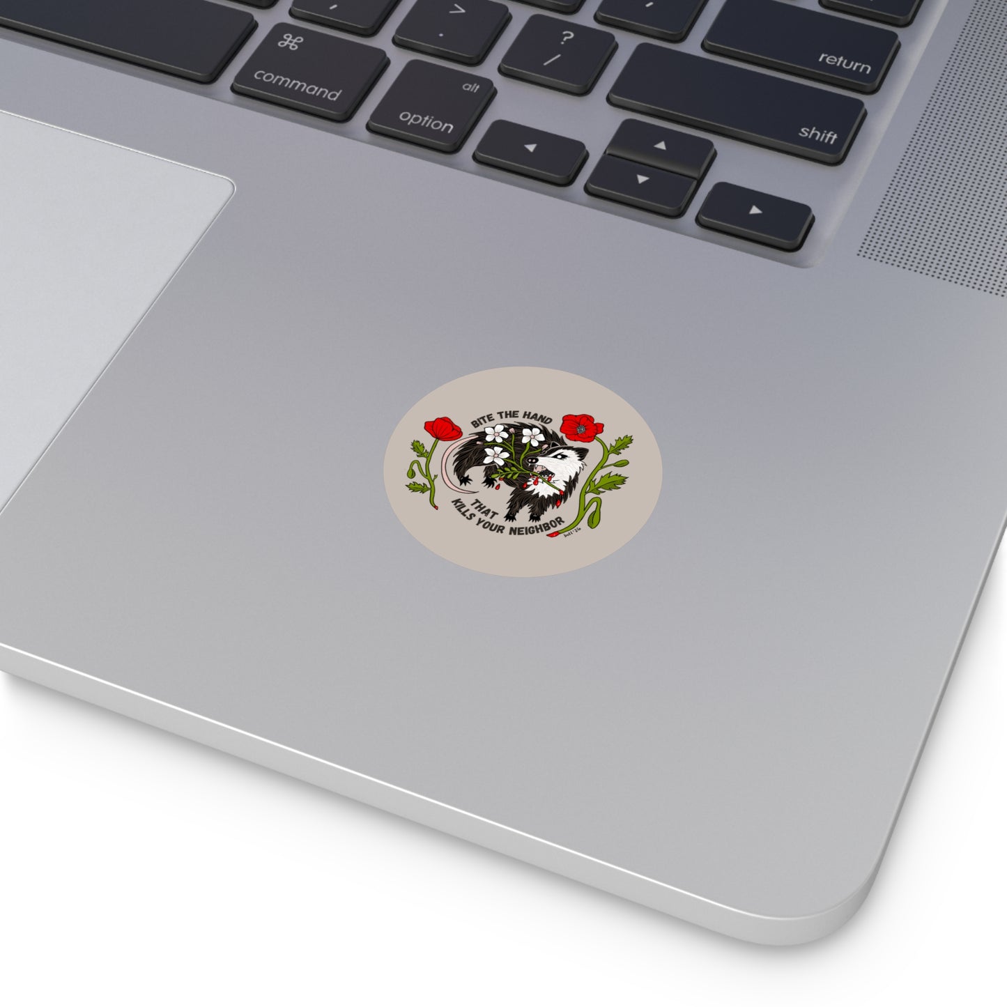 Bite the Hand Sticker