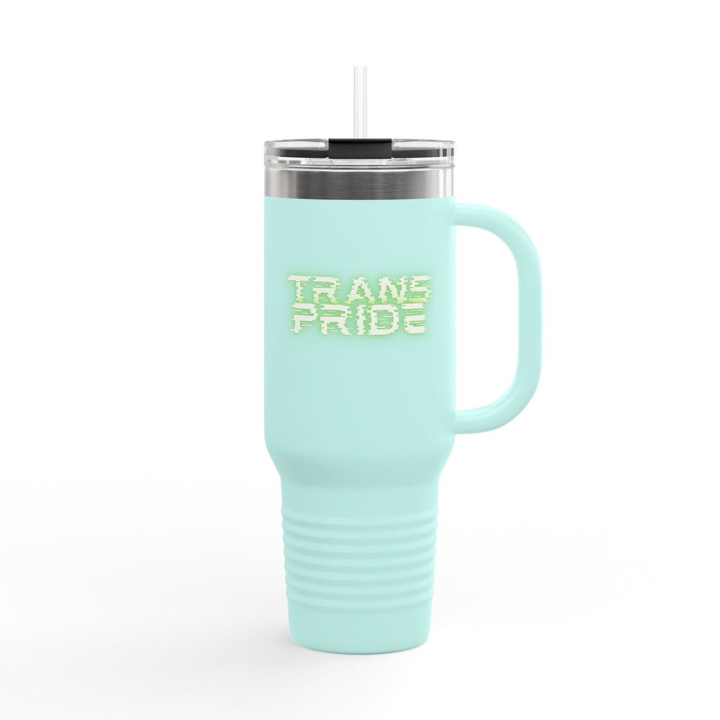 Trans Pride Travel Mug (40 oz, Insulated)