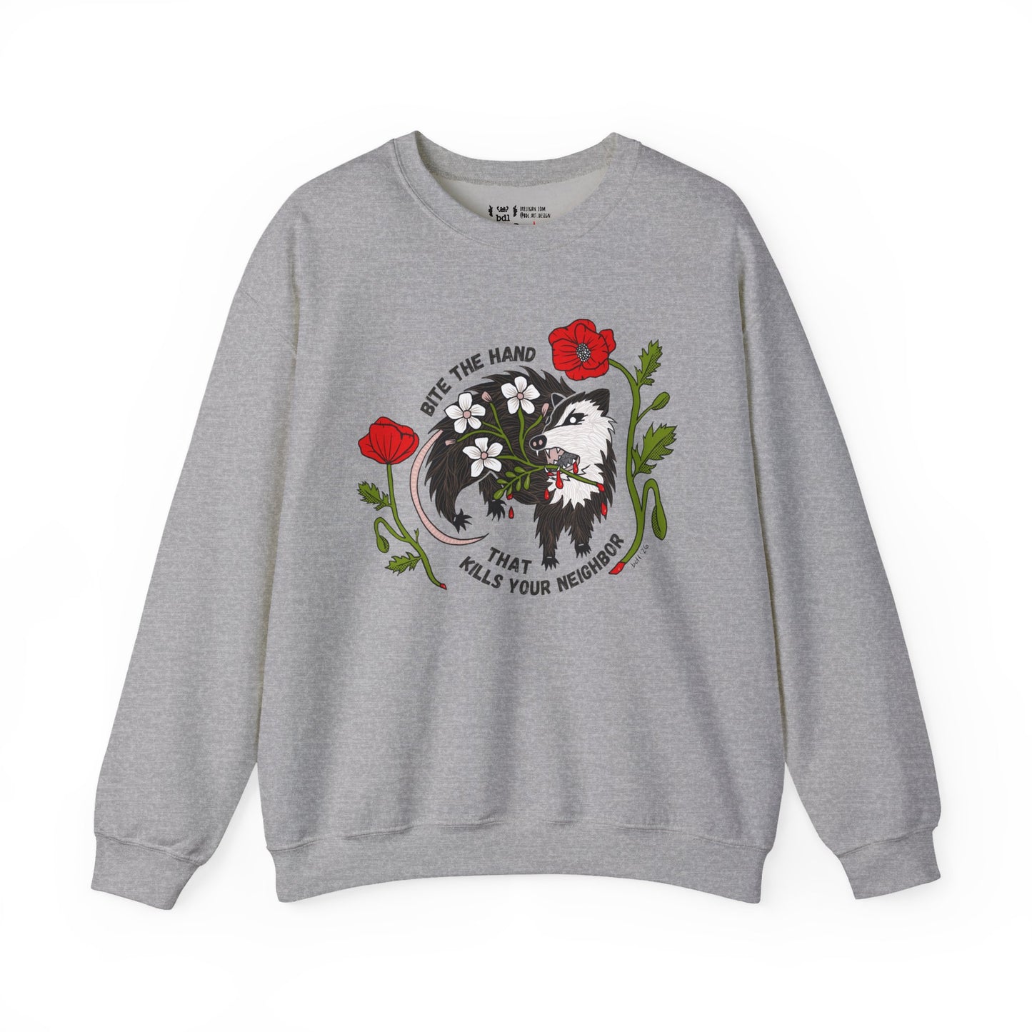 Bite the Hand Crewneck Sweatshirt