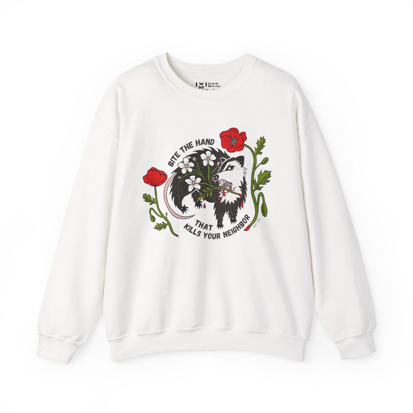 Bite the Hand Crewneck Sweatshirt