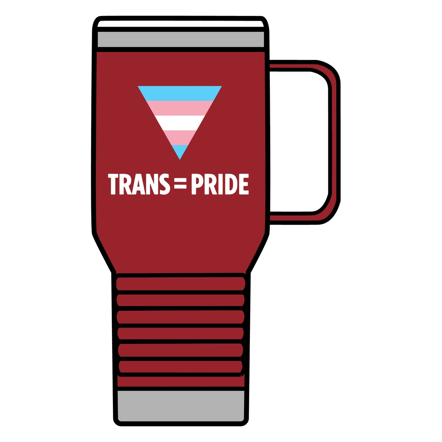 Trans = Pride Travel Mug (20 oz)