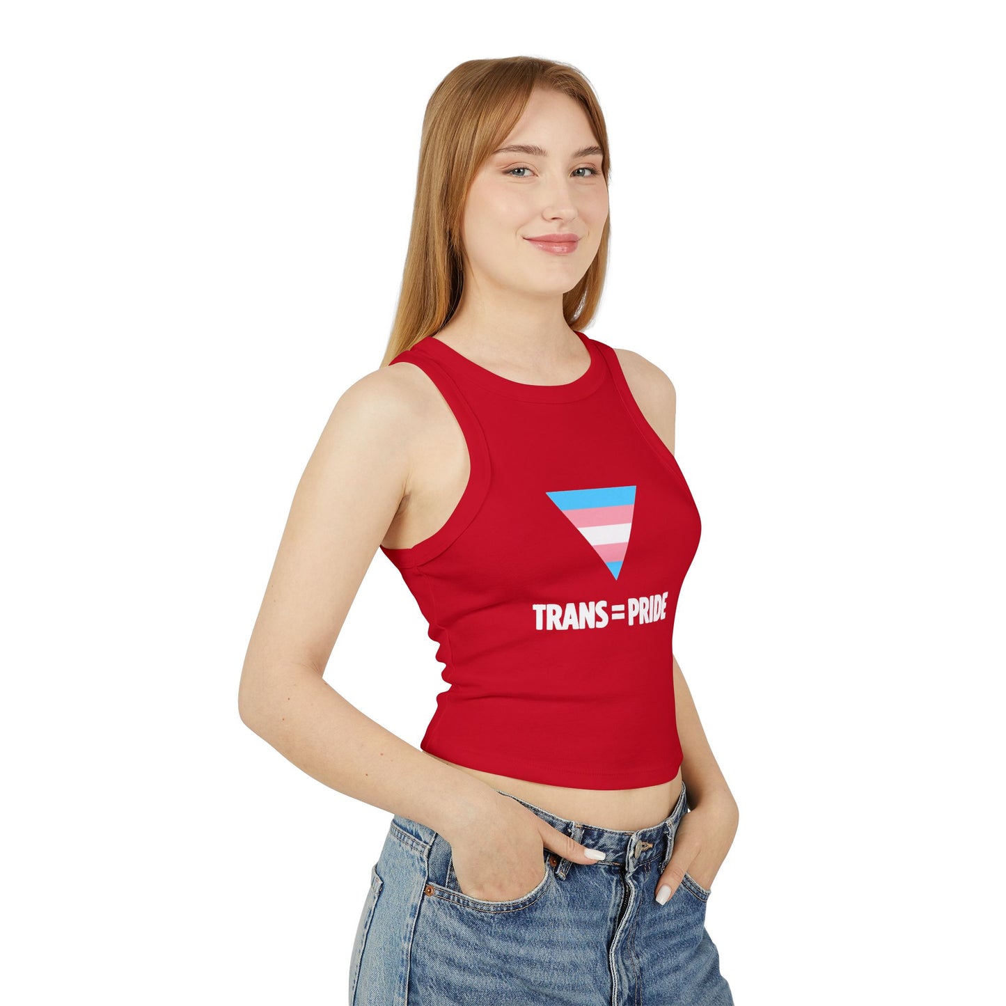 Trans = Pride Racer Tank Top