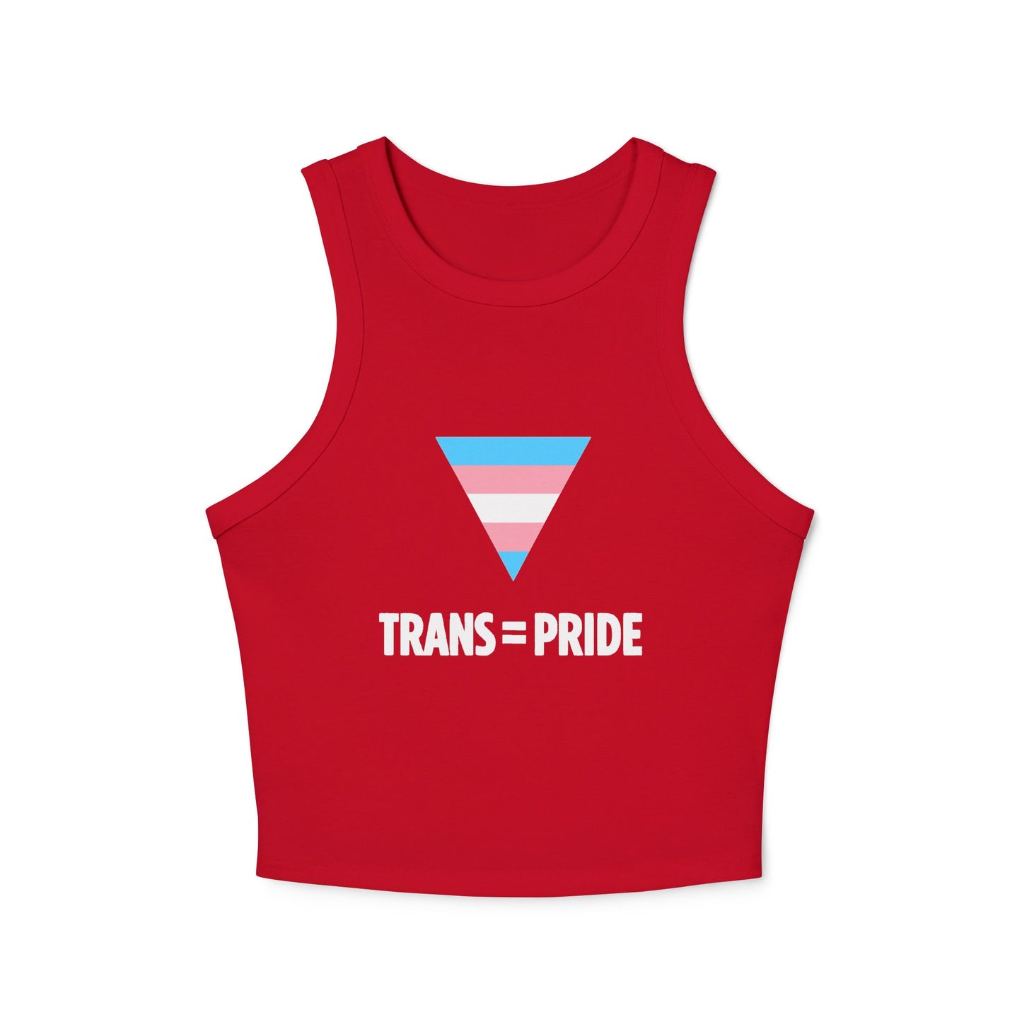 Trans = Pride Racer Tank Top