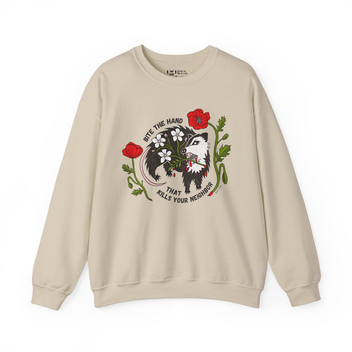 Bite the Hand Crewneck Sweatshirt