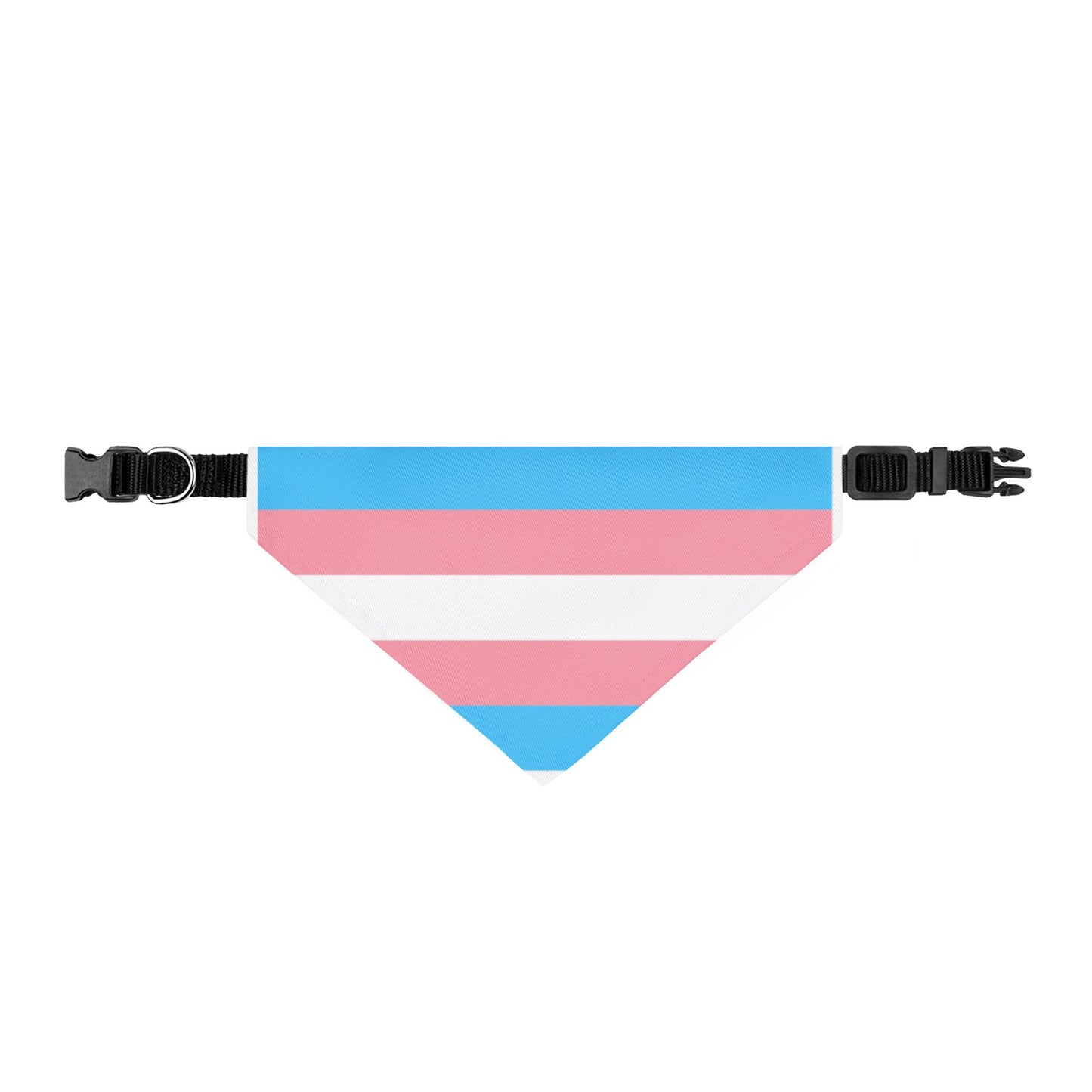Trans Pride Clip-On Pet Bandana