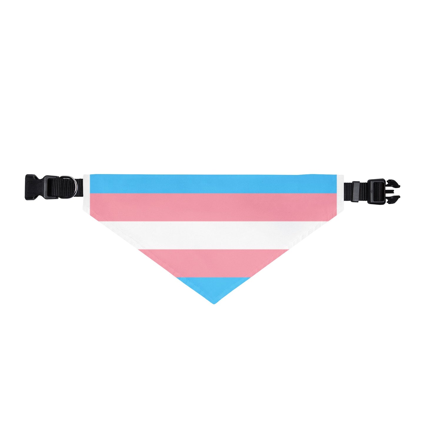 Trans Pride Clip-On Pet Bandana
