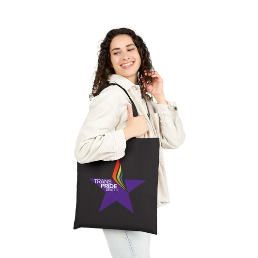 Trans Pride Cotton Canvas Tote Bag