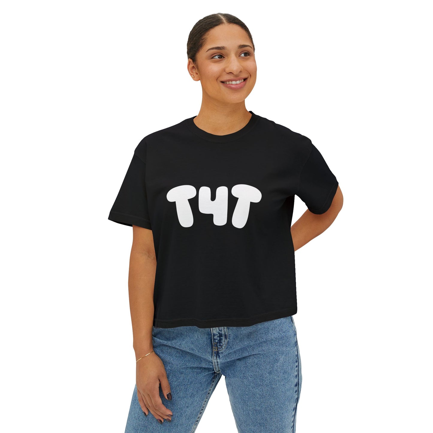 T4T Boxy Crop Tee