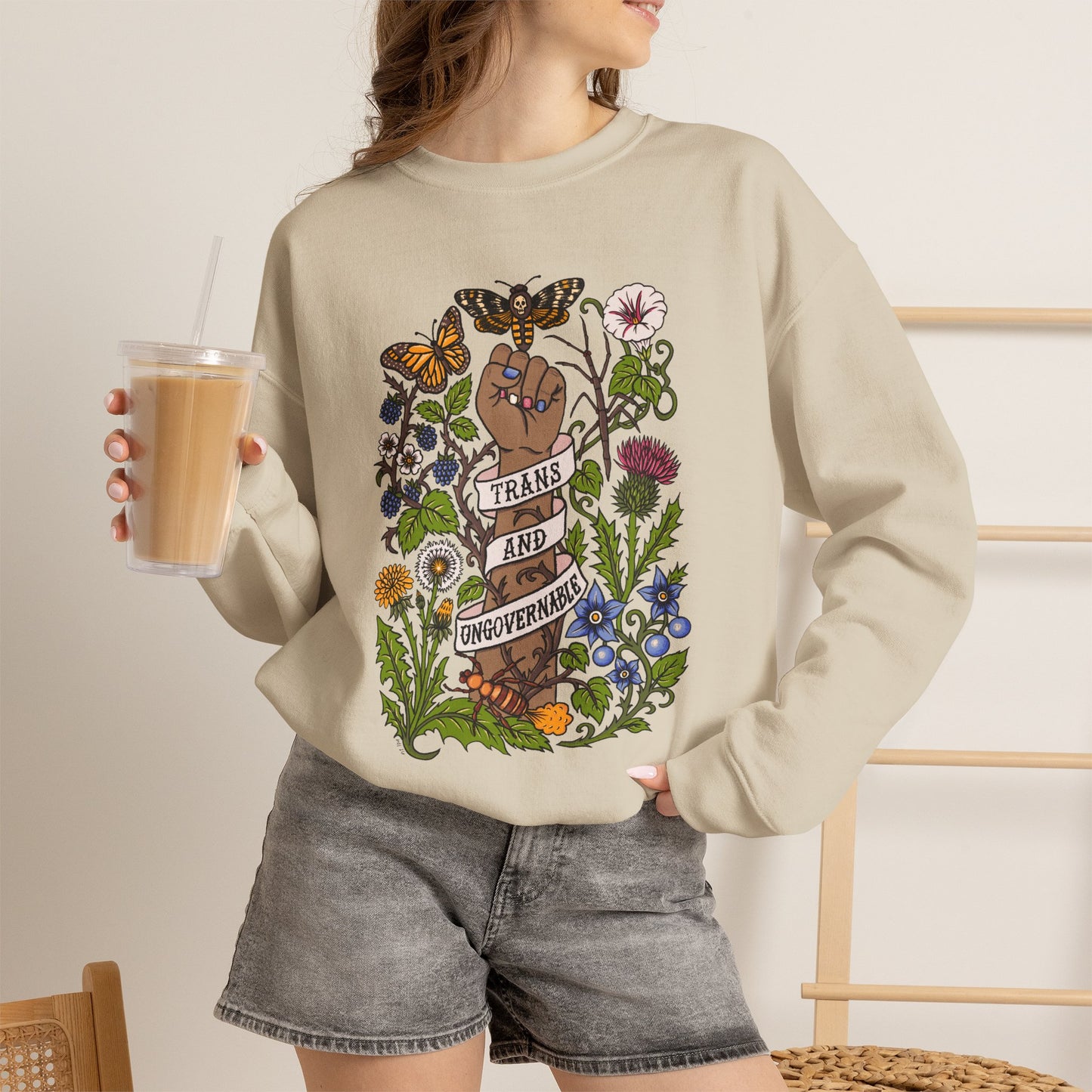 Trans and Ungovernable Crewneck Sweatshirt