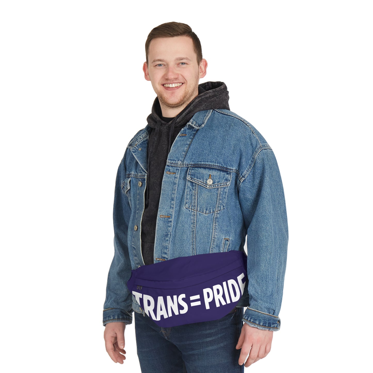 Trans = Pride Fanny Pack (Purple)