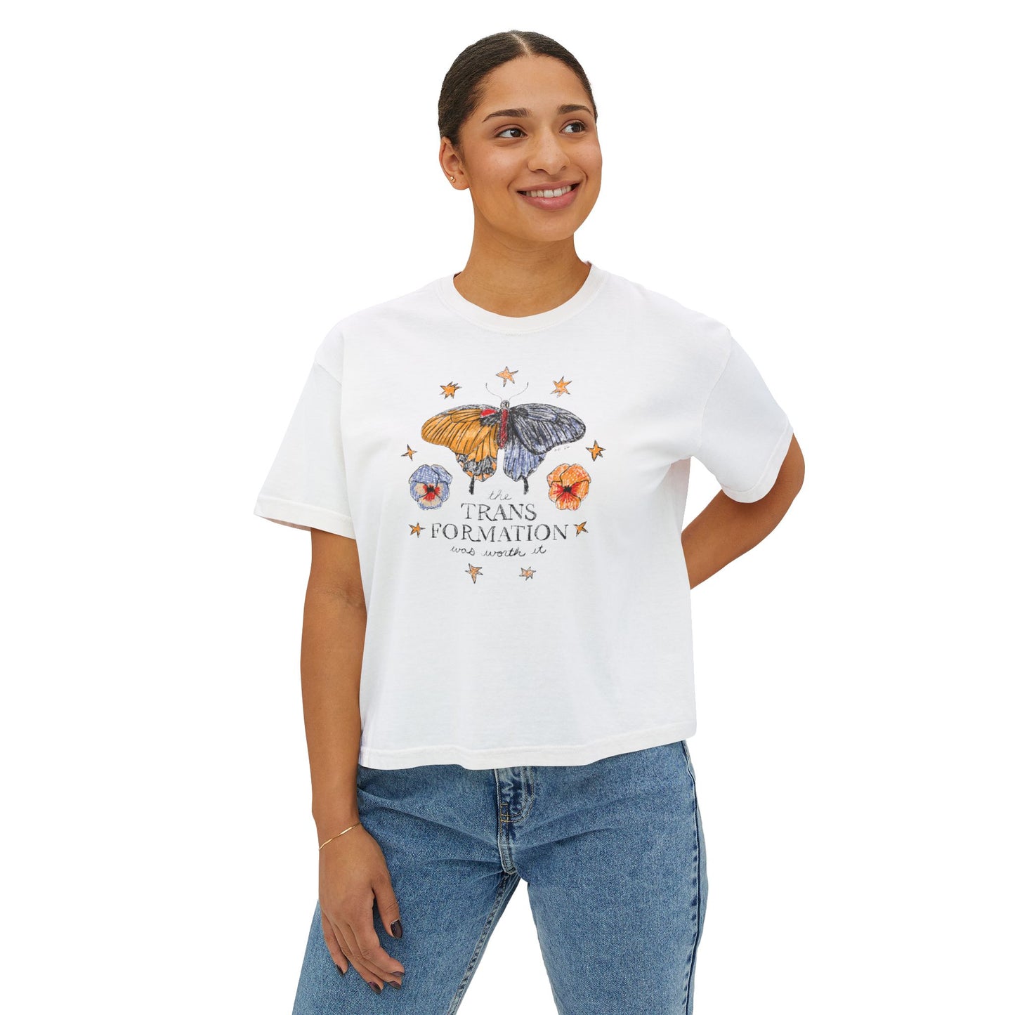 Transformation Boxy Crop Tee