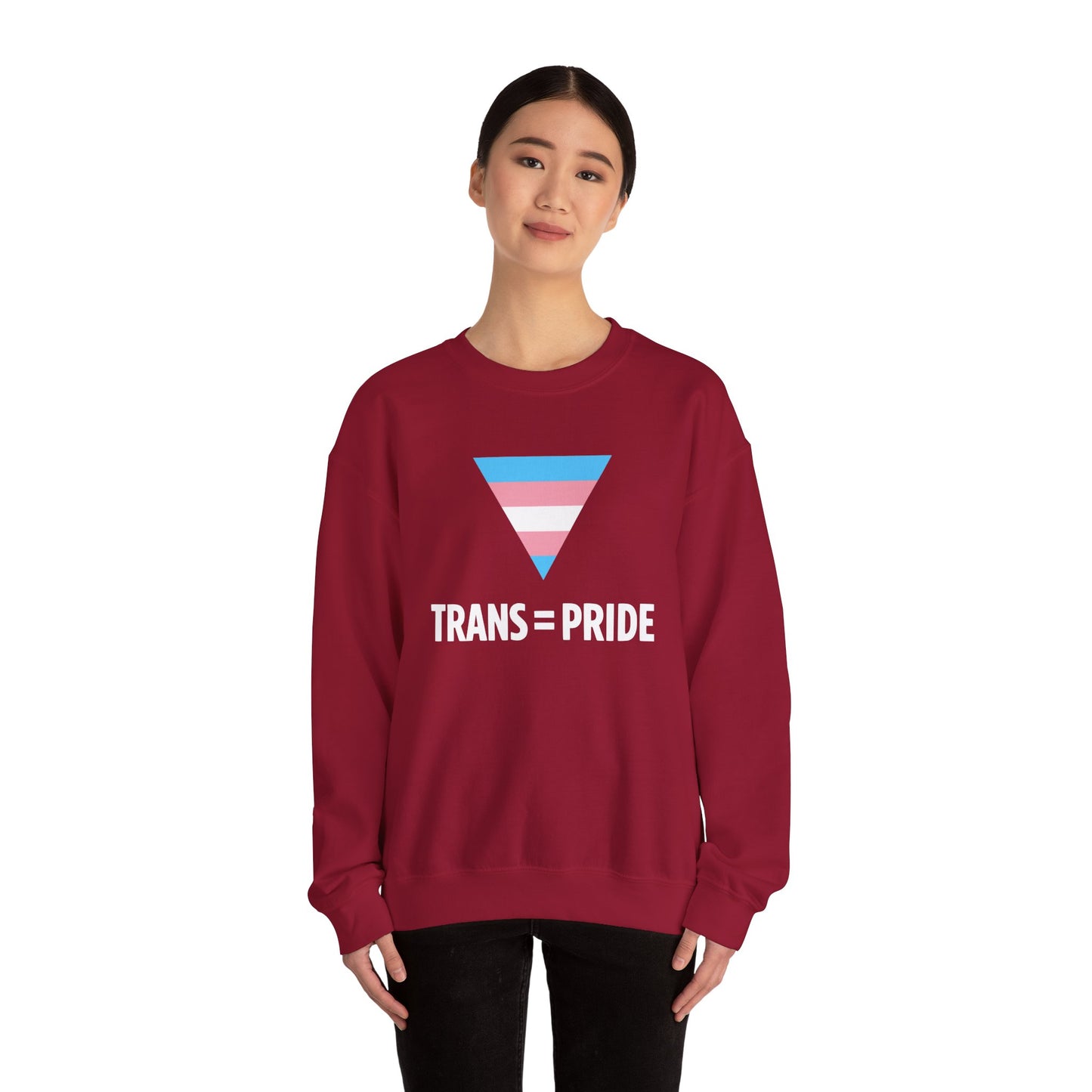 Trans = Pride Crewneck Sweatshirt