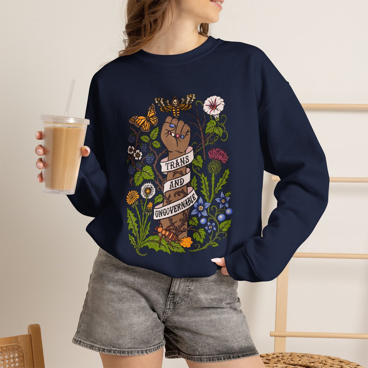Trans and Ungovernable Crewneck Sweatshirt