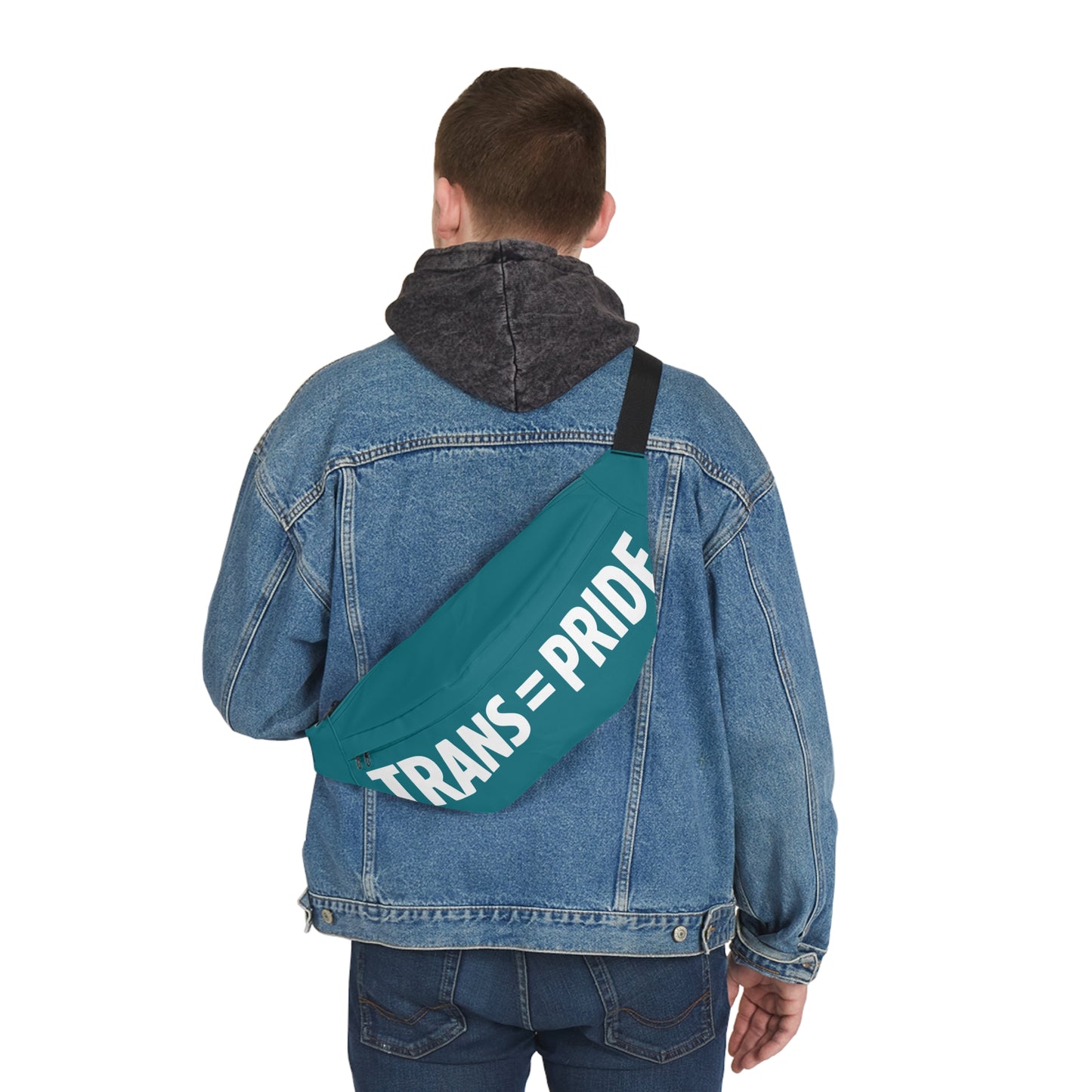 Trans = Pride Fanny Pack (Teal)