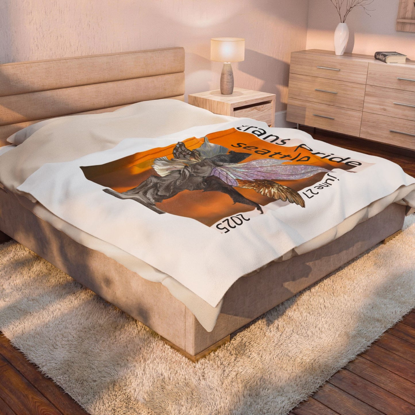 "Becoming" 2025 Trans Pride Blanket