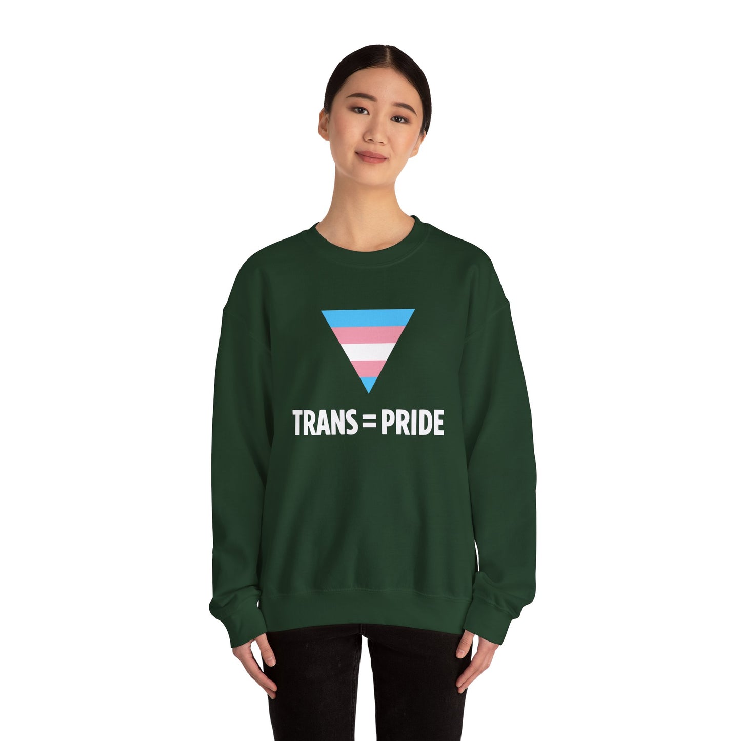 Trans = Pride Crewneck Sweatshirt