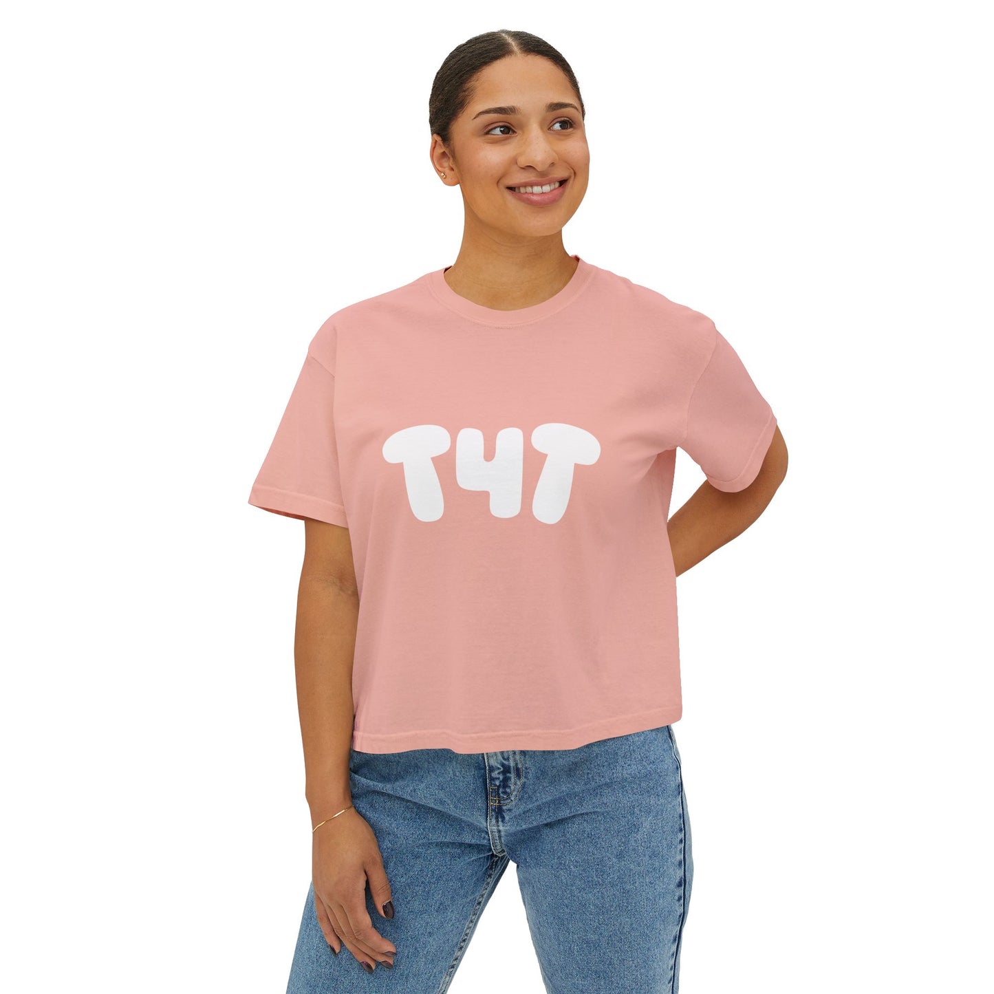 T4T Boxy Crop Tee