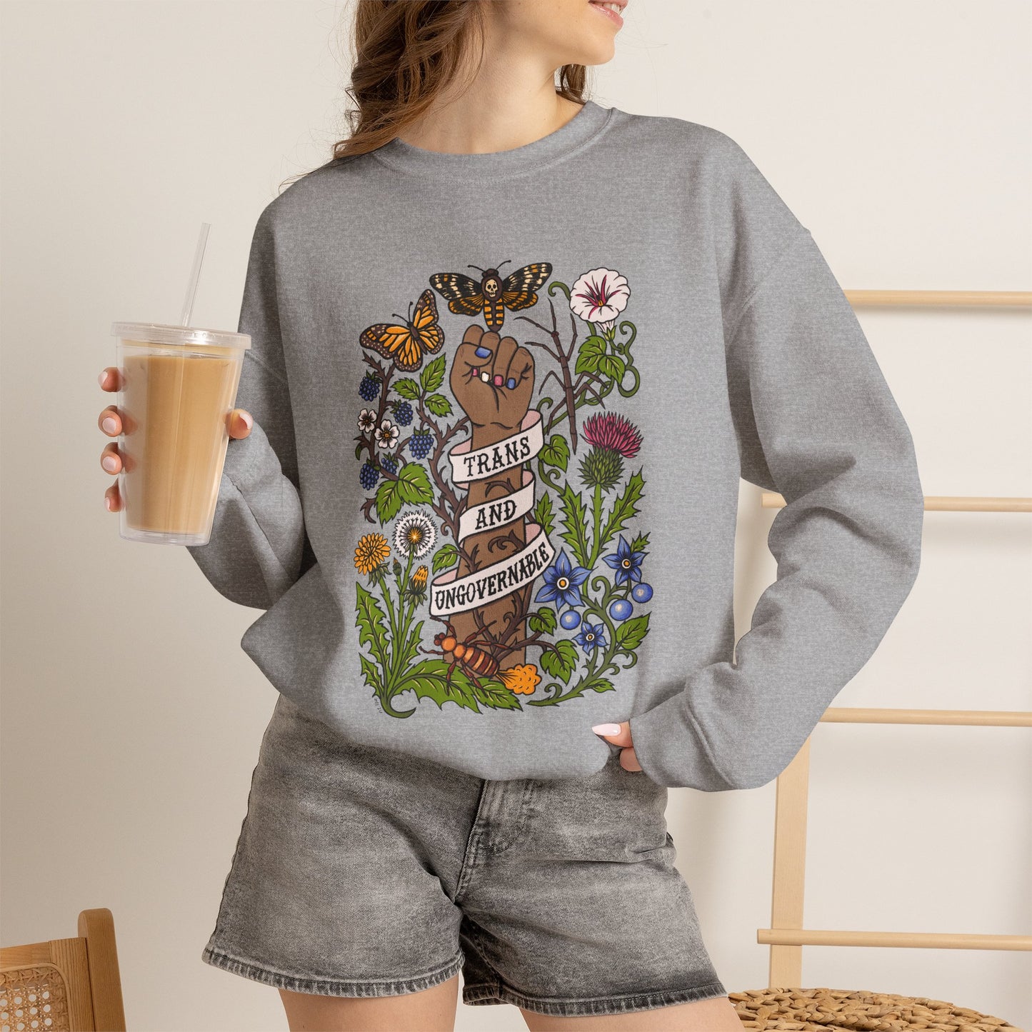 Trans and Ungovernable Crewneck Sweatshirt