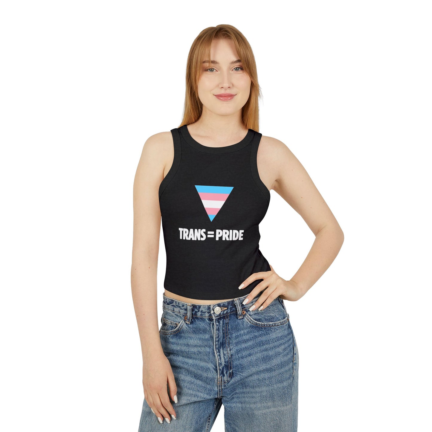 Trans = Pride Racer Tank Top