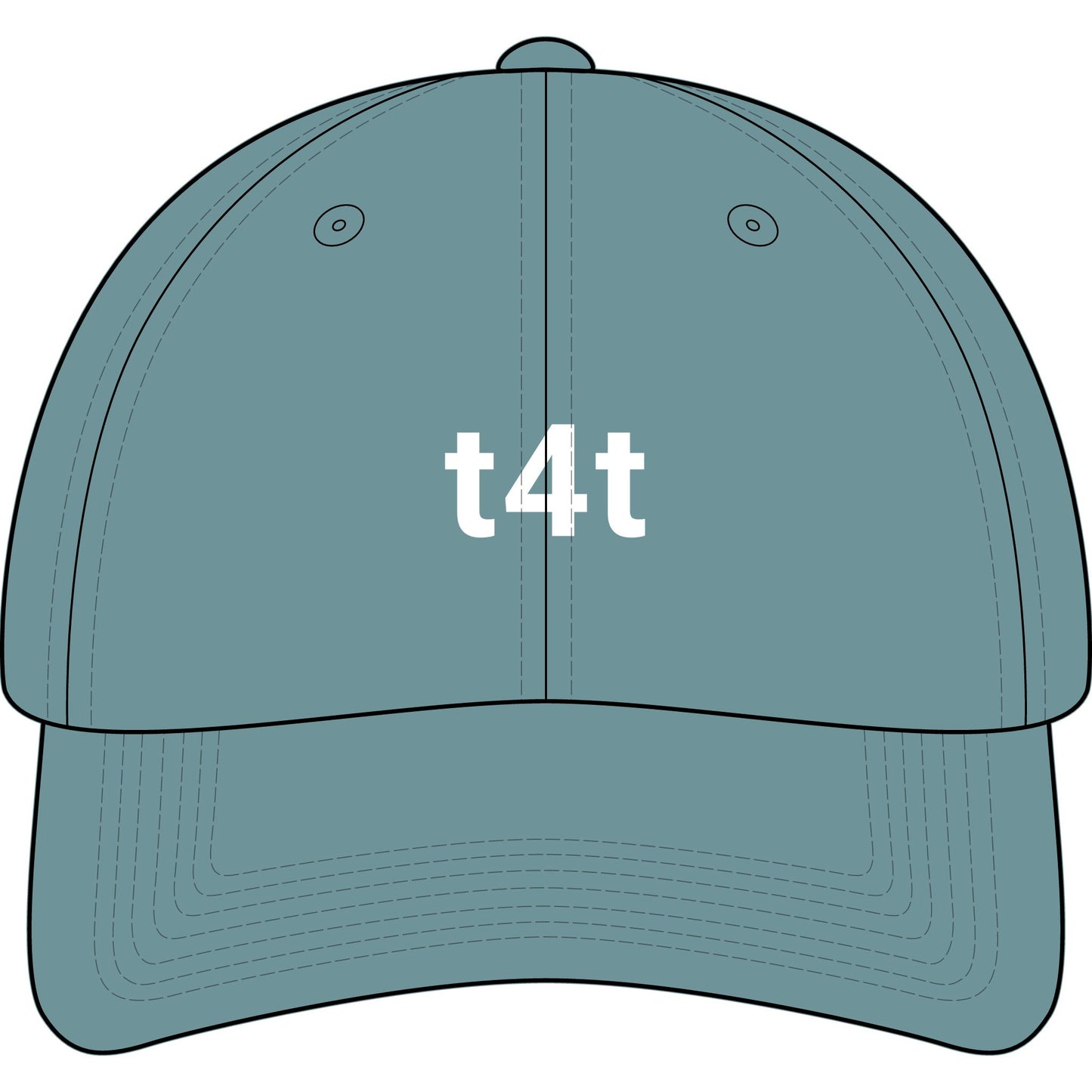 T4T Embroidered Cord Dad Hat