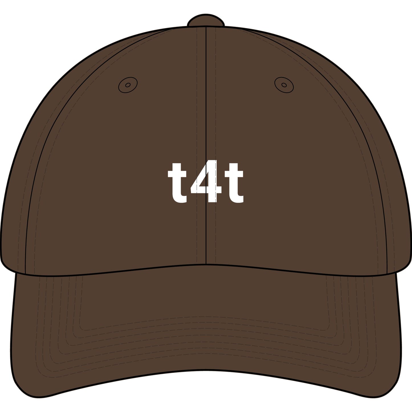 T4T Embroidered Cord Dad Hat