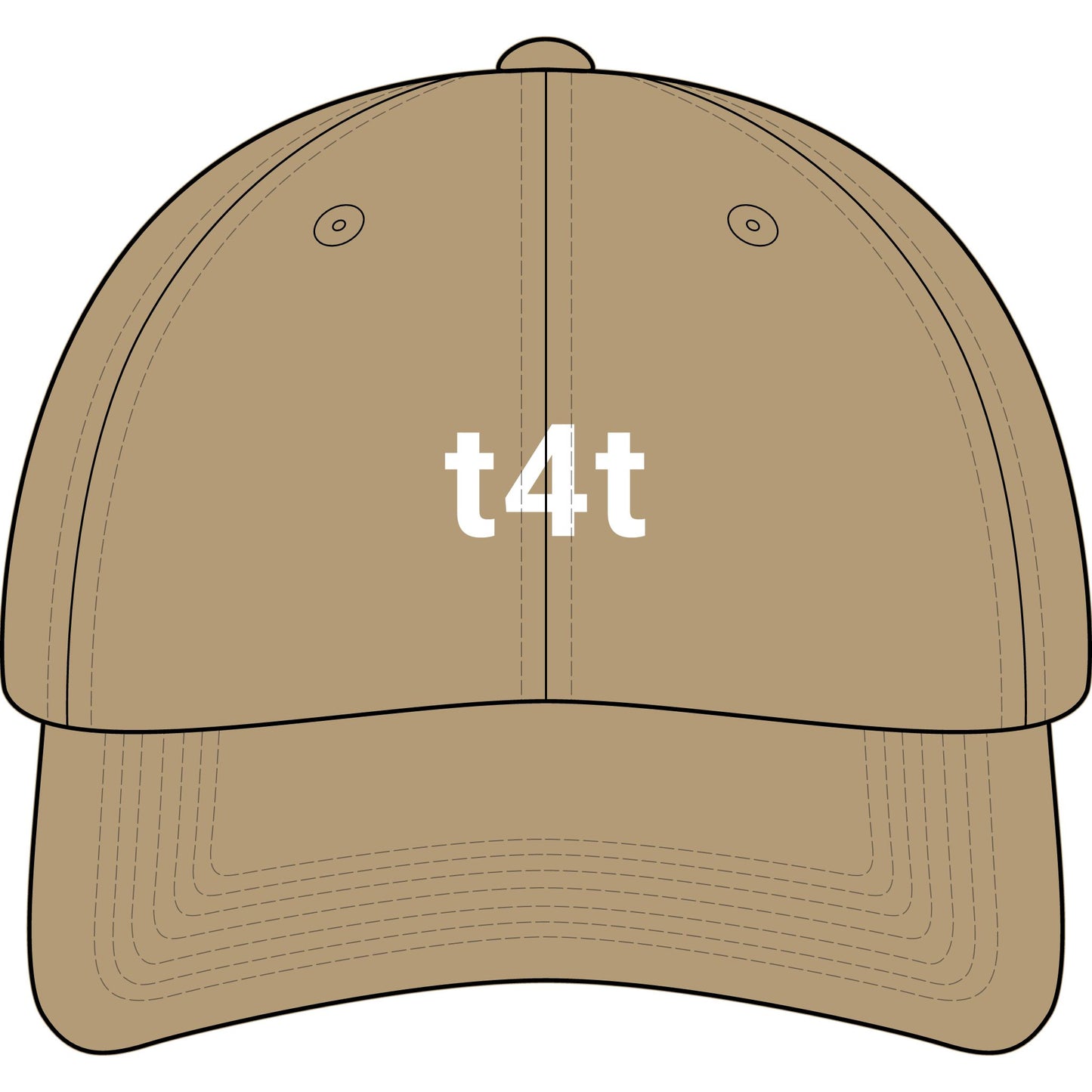 T4T Embroidered Cord Dad Hat
