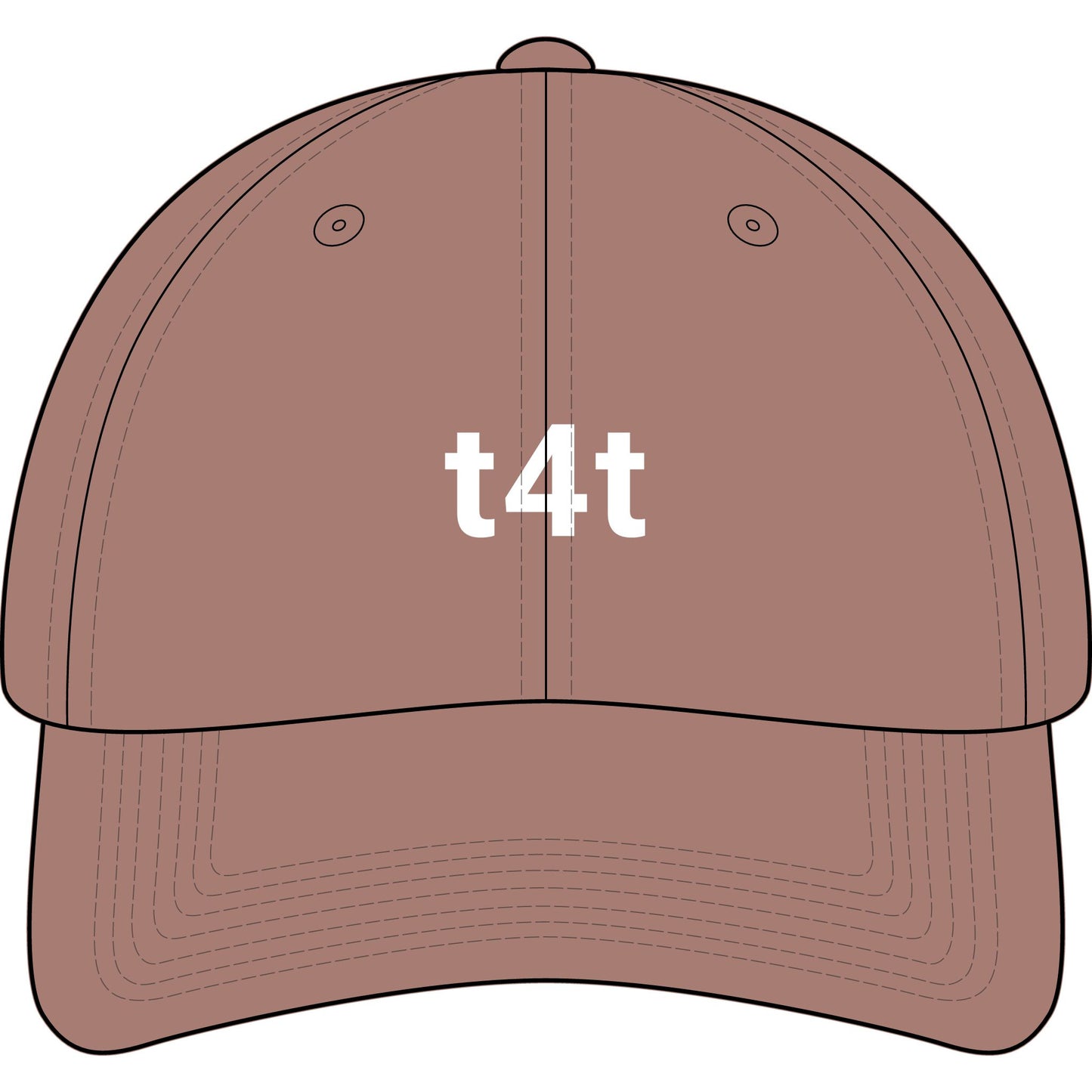 T4T Embroidered Cord Dad Hat