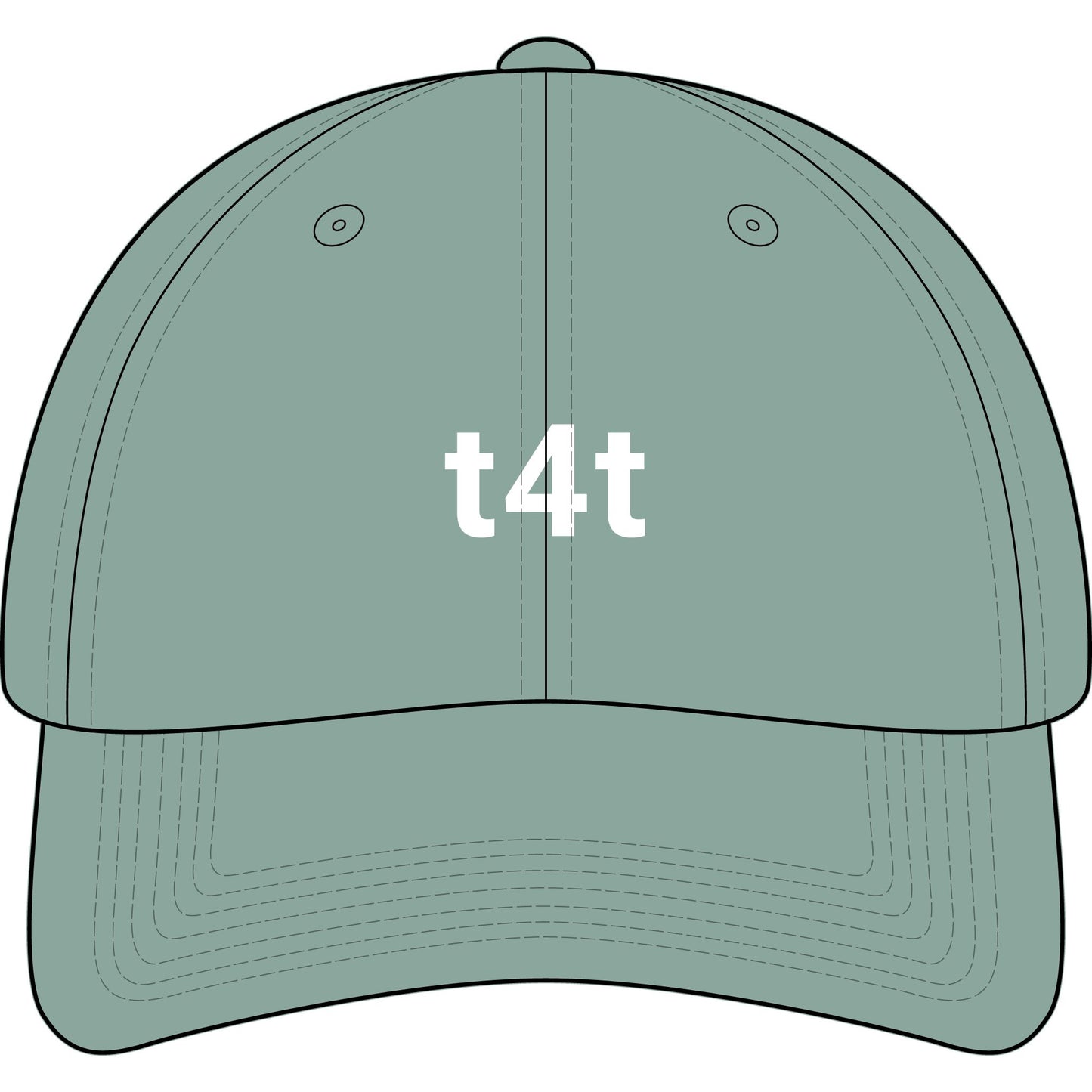 T4T Embroidered Cord Dad Hat