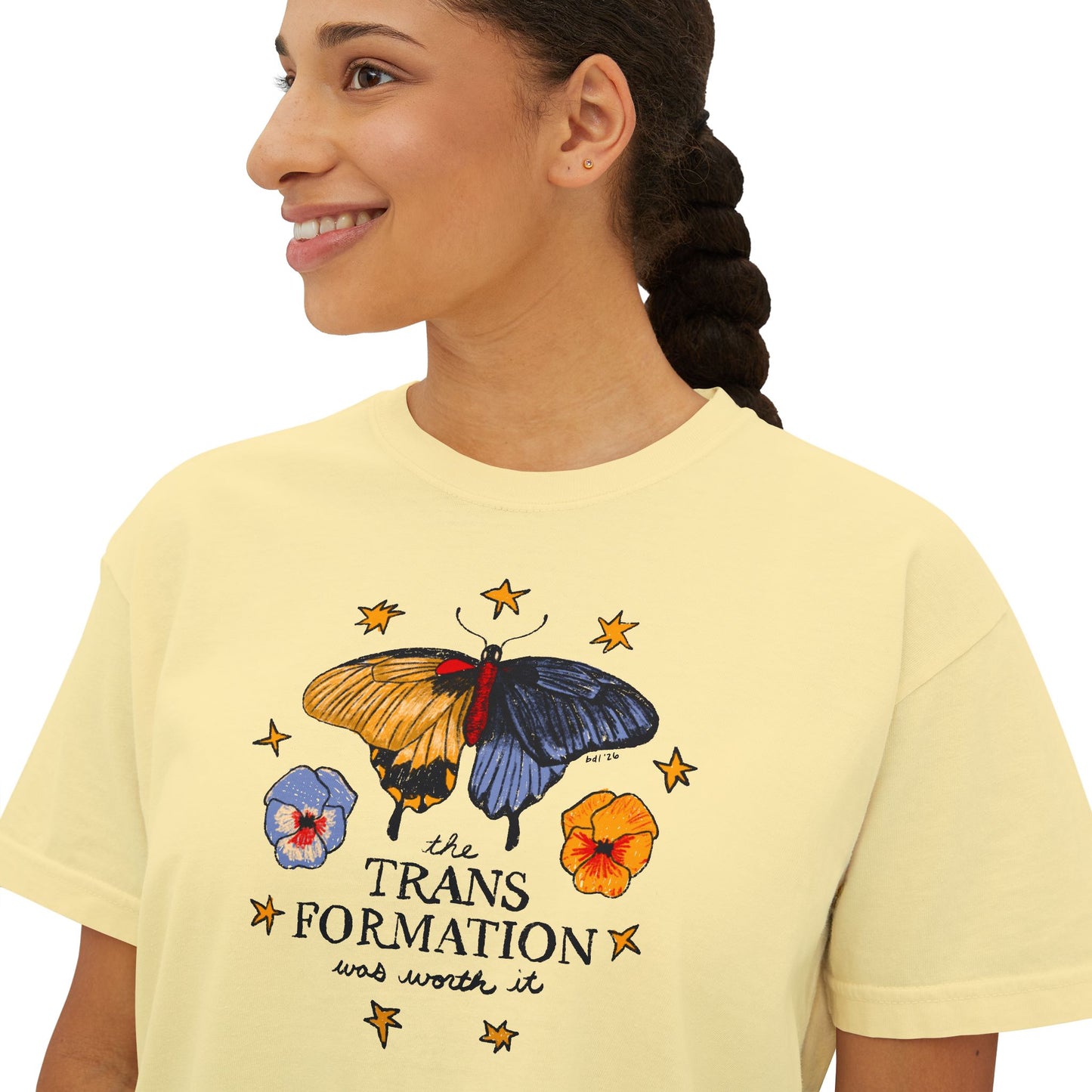Transformation Boxy Crop Tee