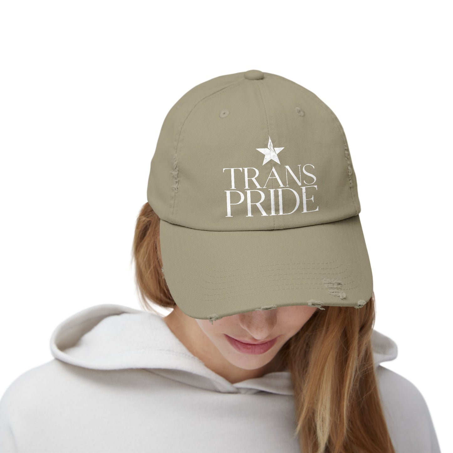 Trans Pride Distressed Dad Hat