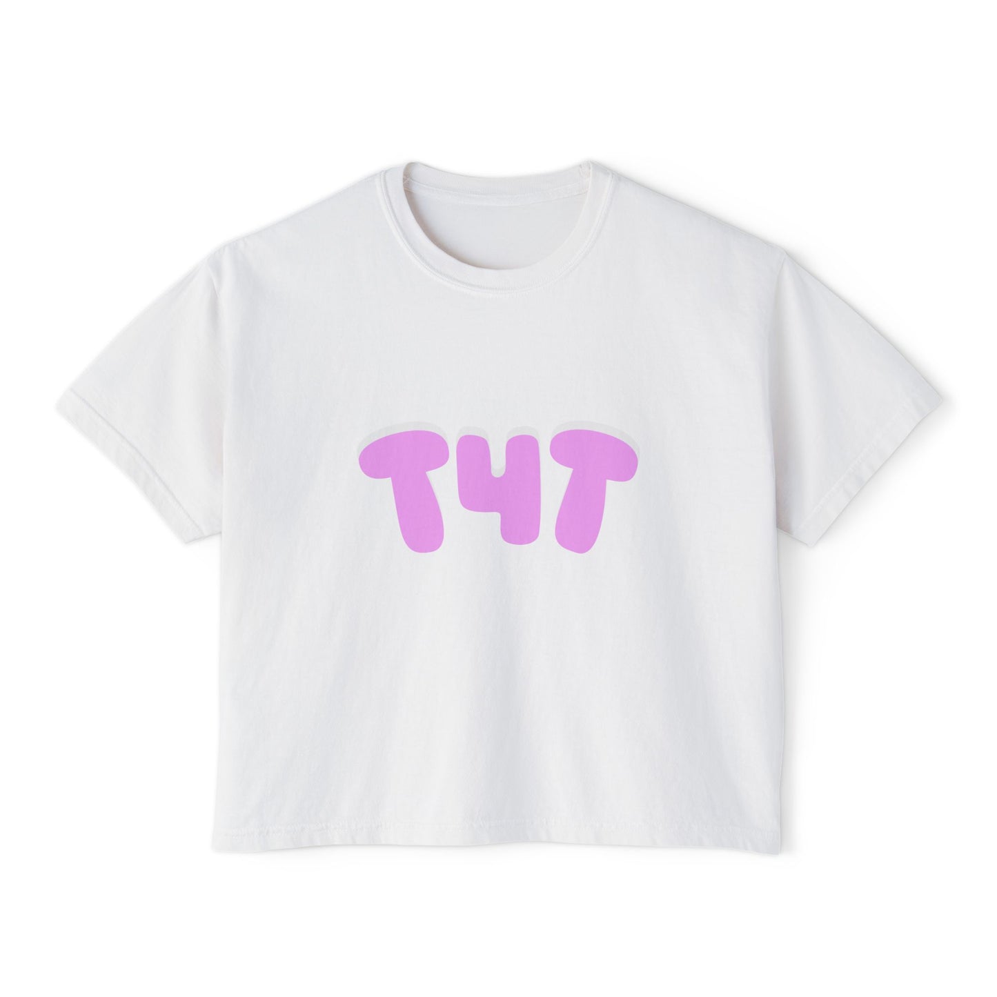 T4T Boxy Crop Tee