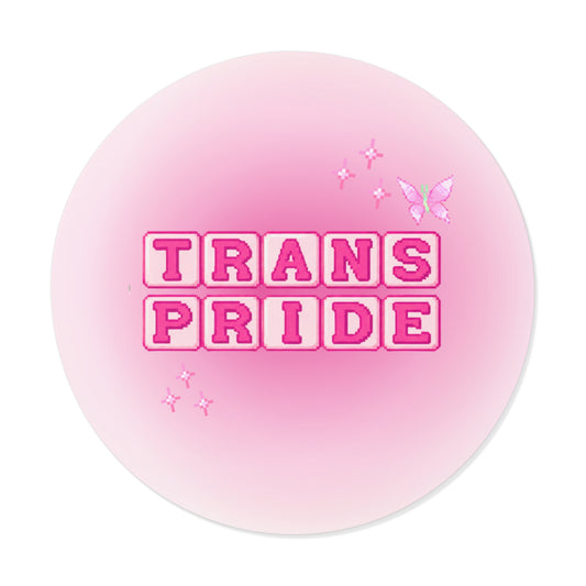 Trans Pride Pink Pixel Sticker