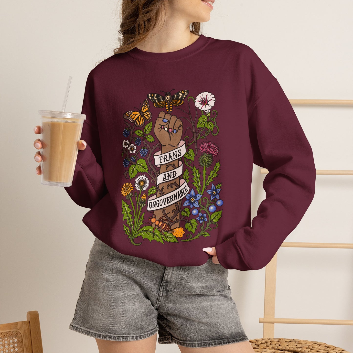Trans and Ungovernable Crewneck Sweatshirt