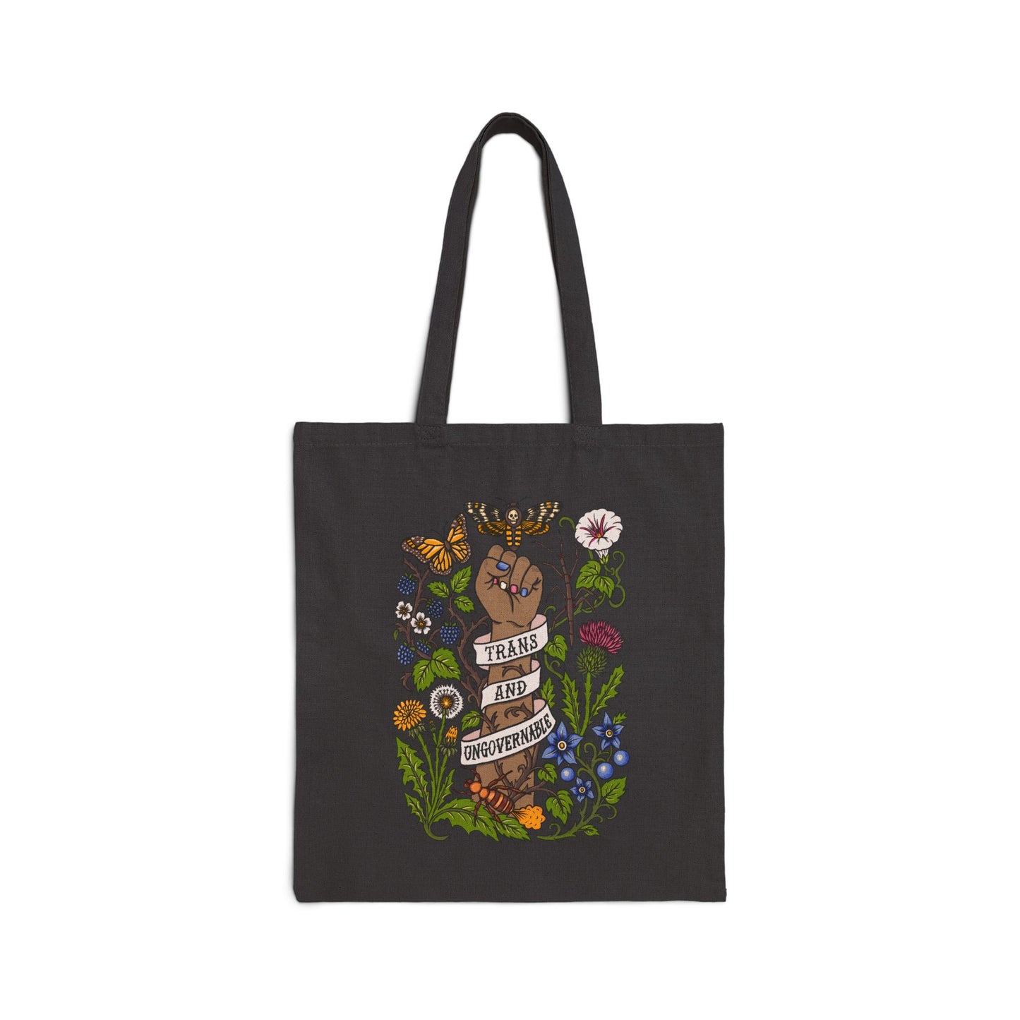Trans and Ungovernable Cotton Canvas Tote Bag