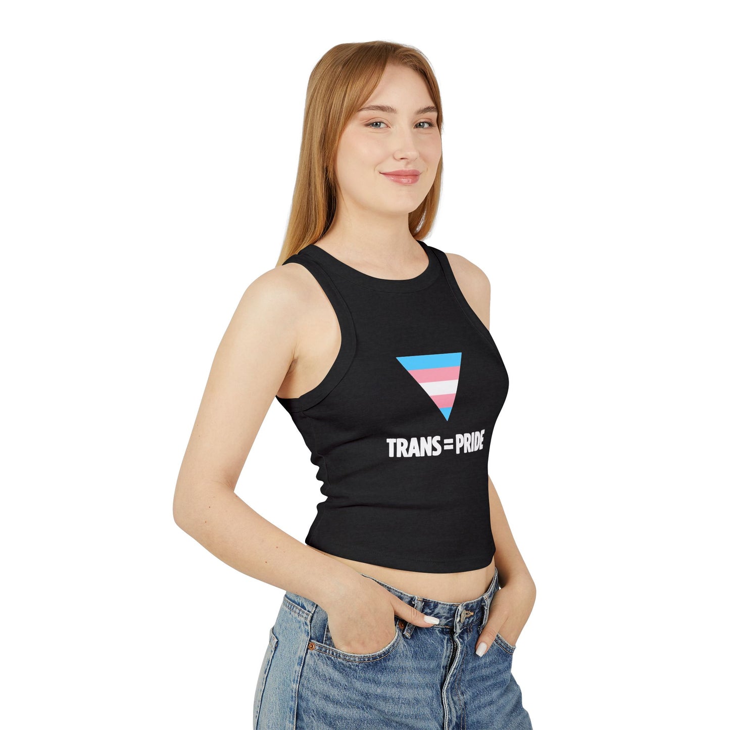 Trans = Pride Racer Tank Top