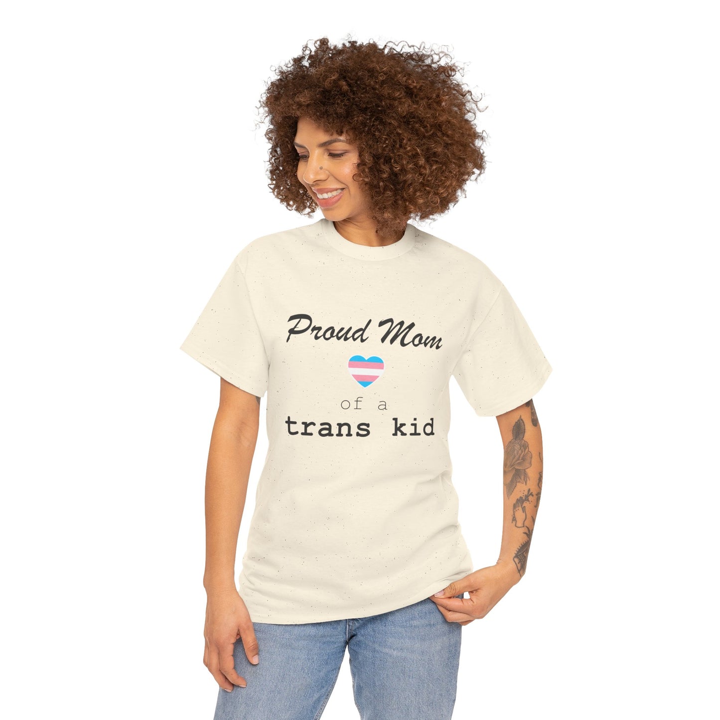 Proud Mom of a Trans Kid (Heart) Tee