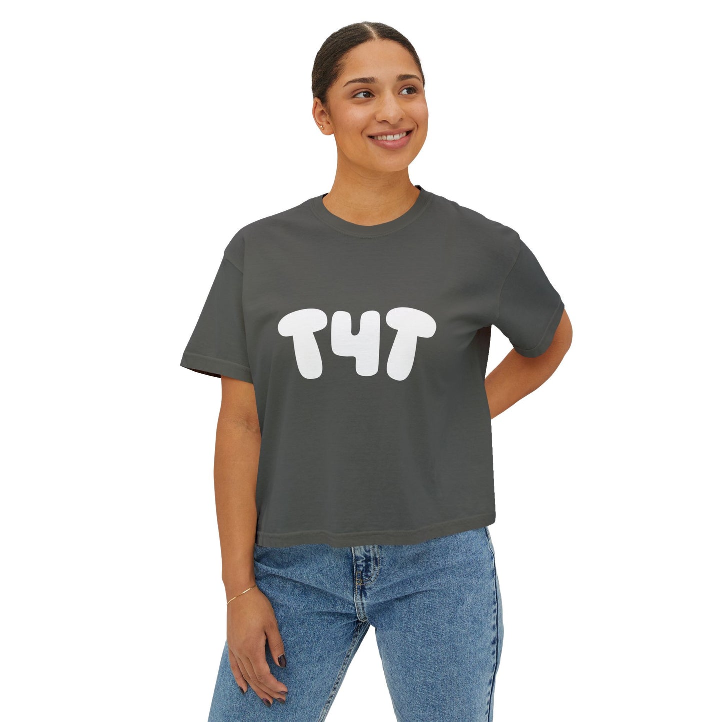 T4T Boxy Crop Tee