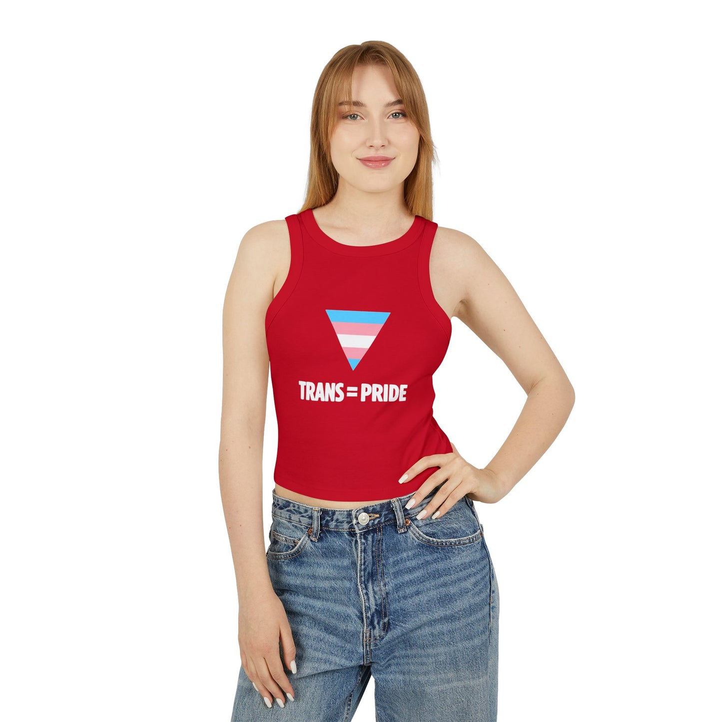 Trans = Pride Racer Tank Top