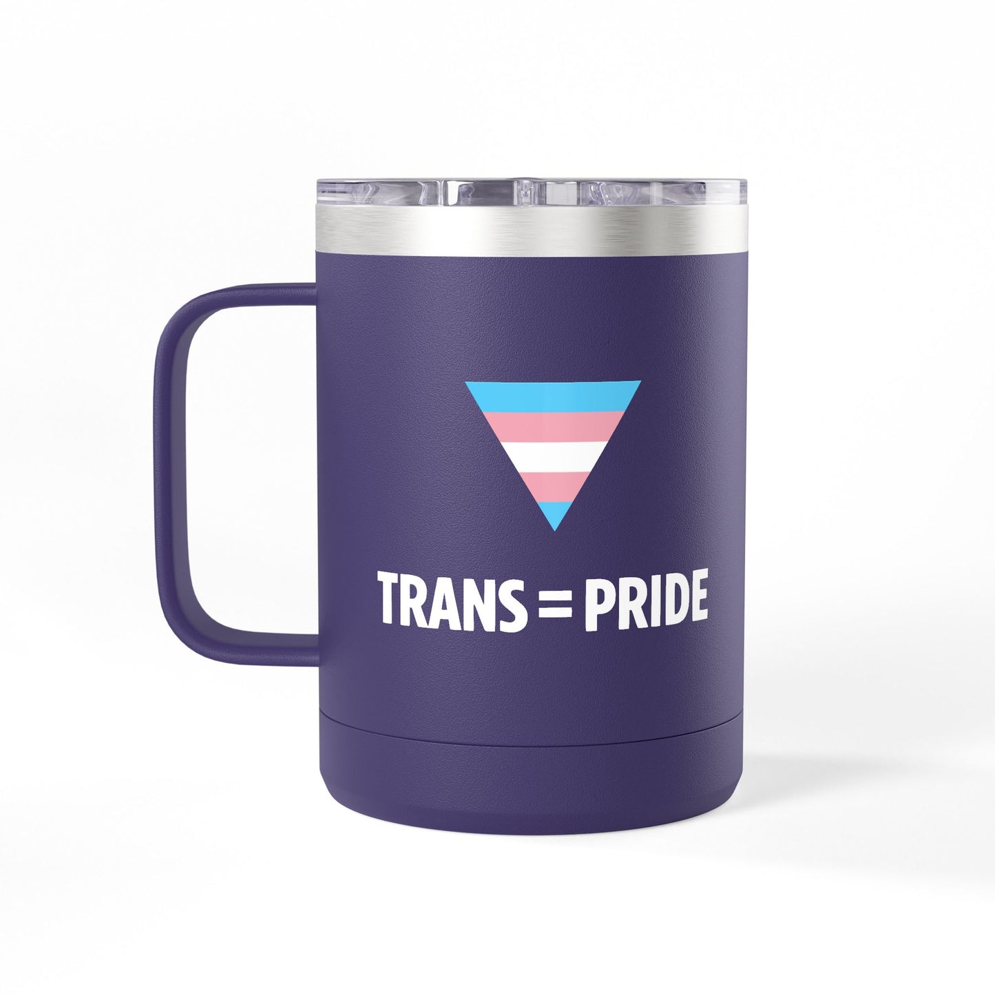 Trans = Pride Travel Mug (15 oz, Insulated)