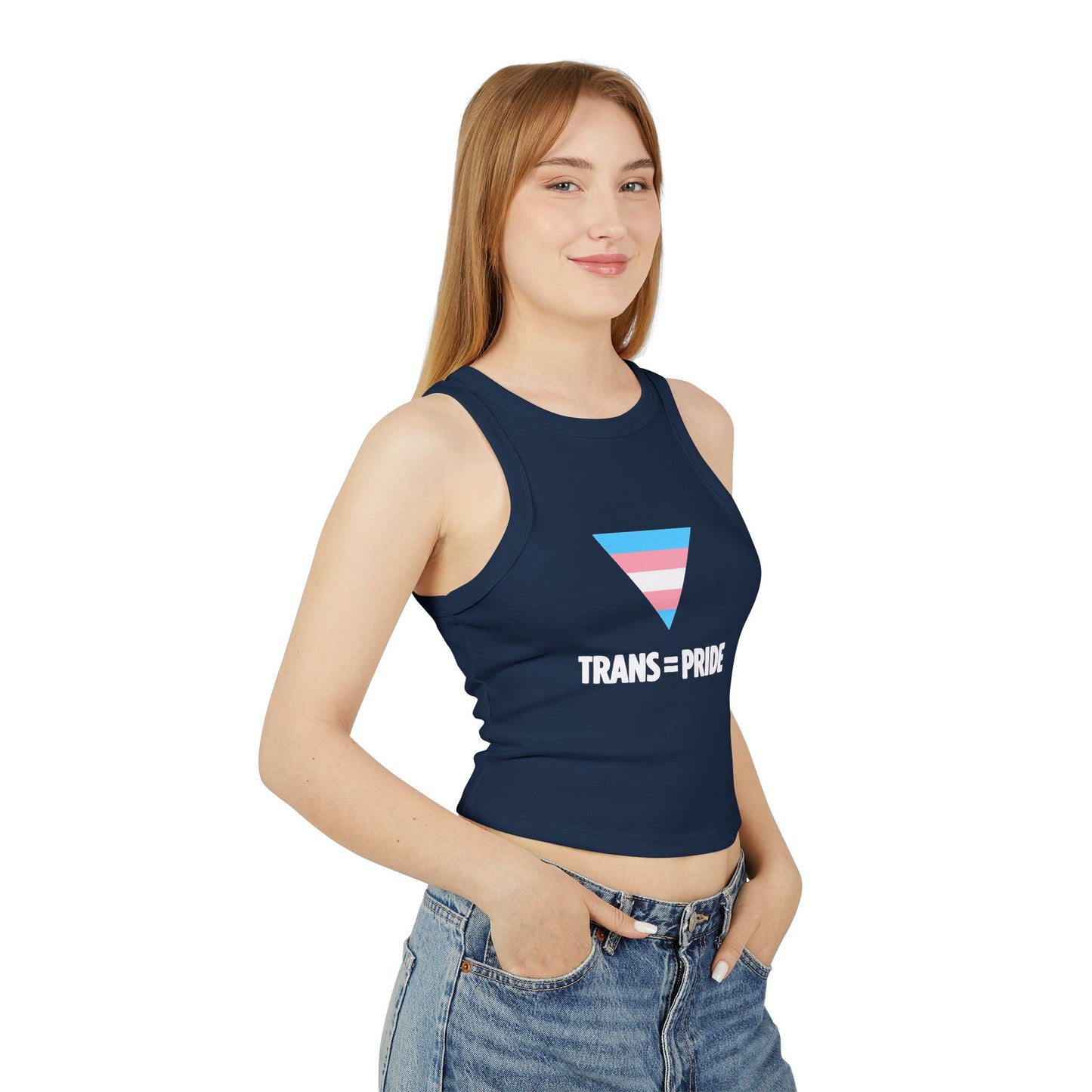 Trans = Pride Racer Tank Top
