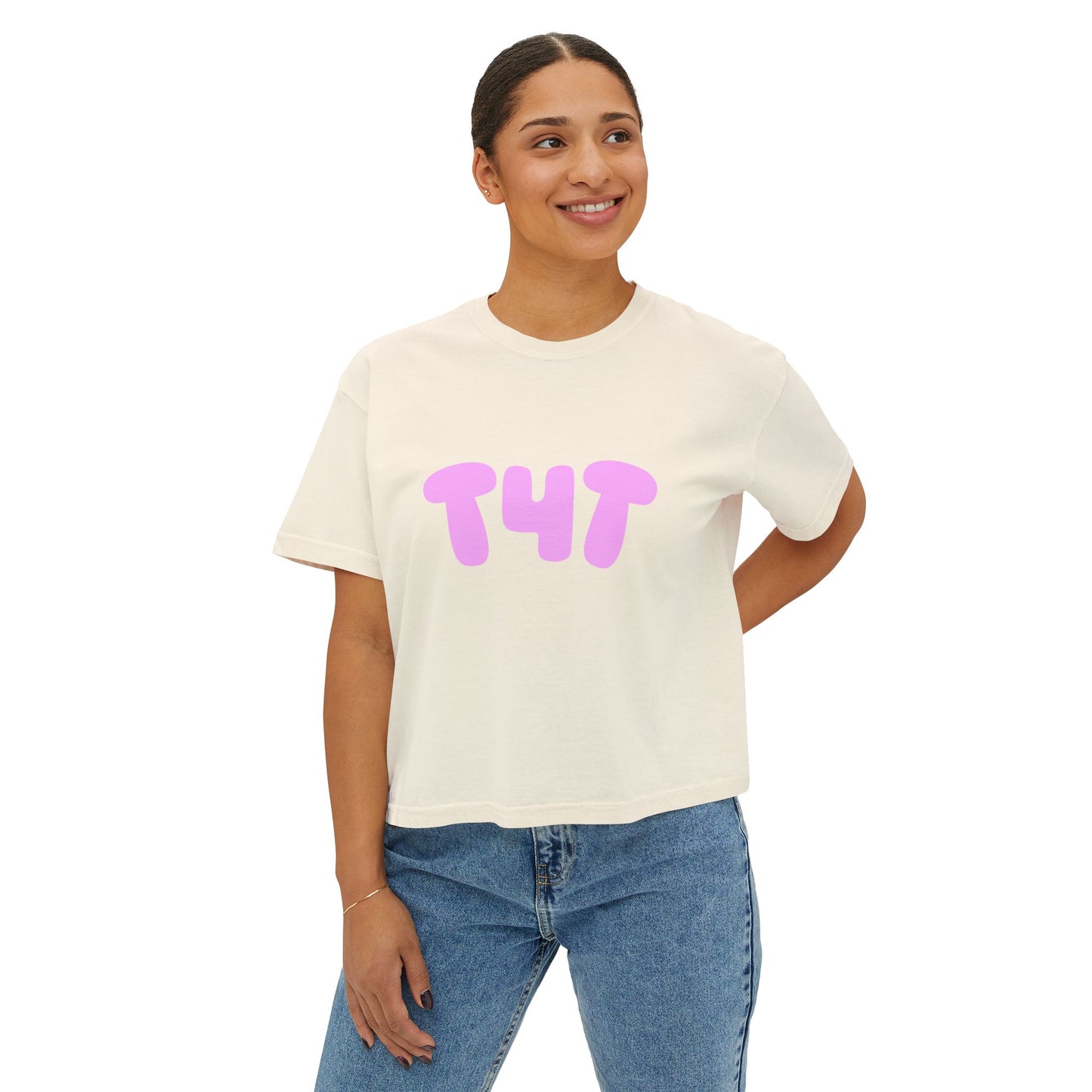 T4T Boxy Crop Tee