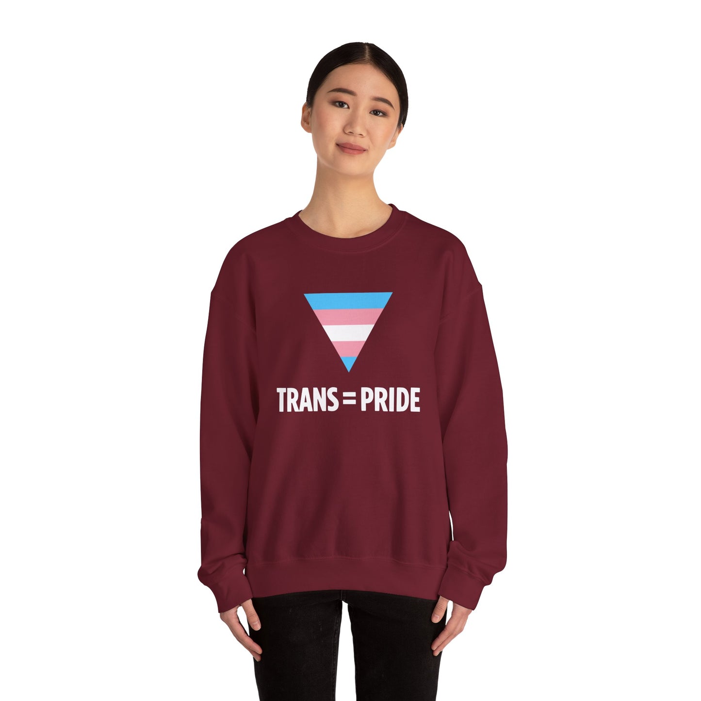 Trans = Pride Crewneck Sweatshirt