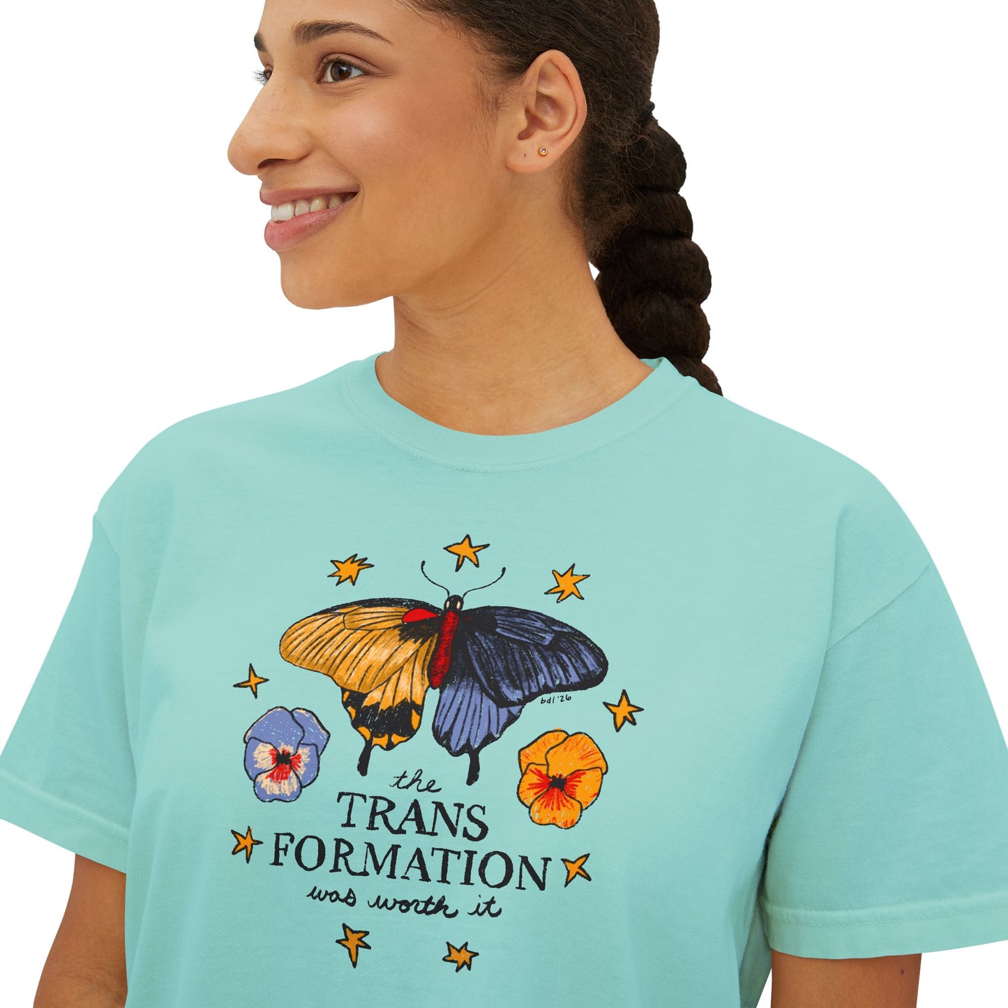 Transformation Boxy Crop Tee
