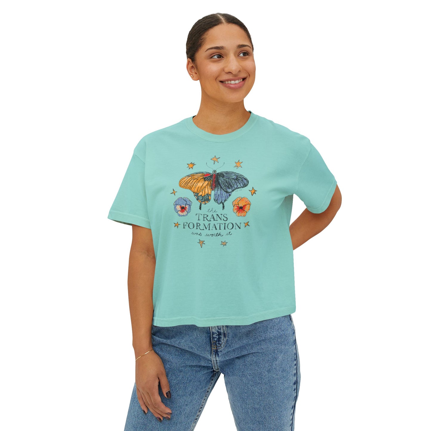 Transformation Boxy Crop Tee