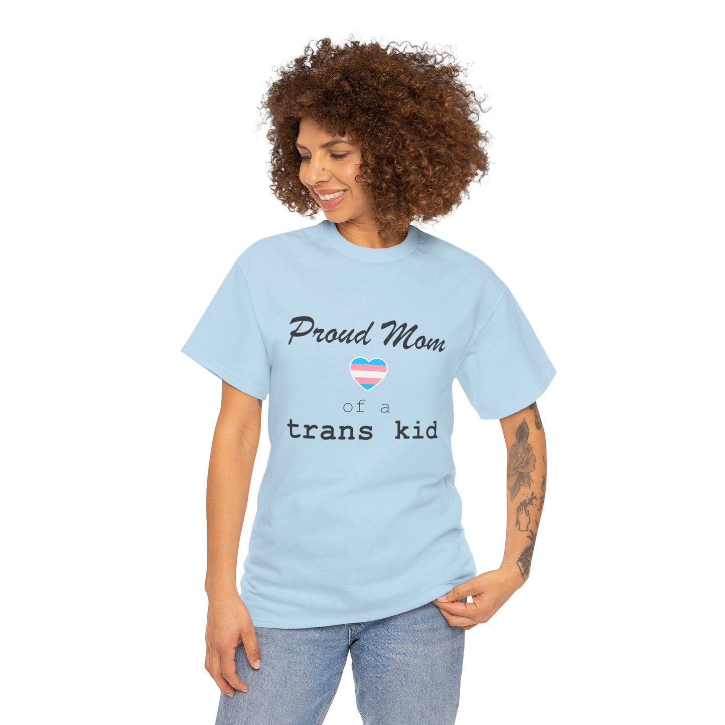 Proud Mom of a Trans Kid (Heart) Tee