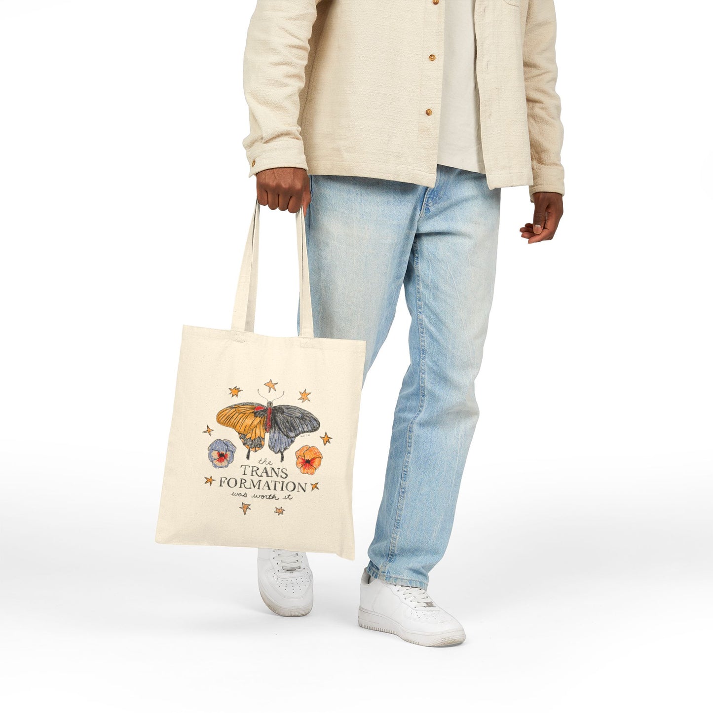 Transformation Cotton Canvas Tote Bag